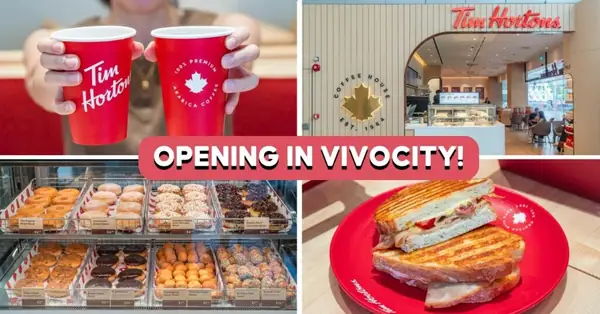 Canada’s Tim Hortons Opens First SG Outlet, Get Doughnuts, Iced Coffee And Sourdough Melts Here