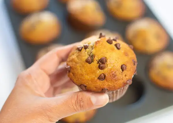 Easy Banana Chocolate Chip Muffins