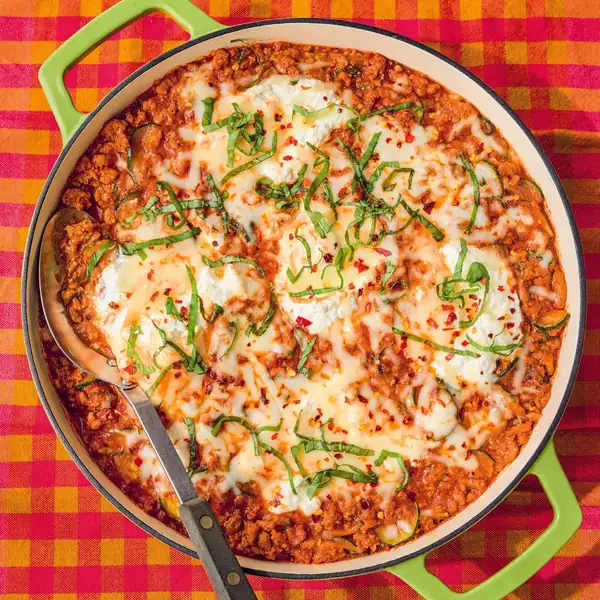 Lasagna-Vibes Zucchini Skillet