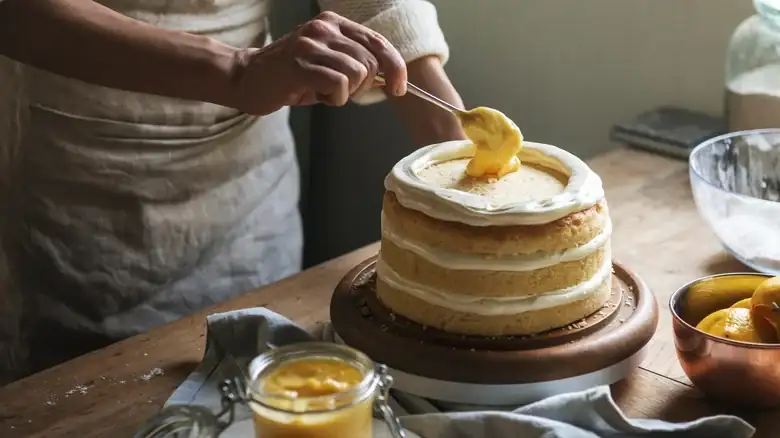 The Secret To A Perfectly Round Layer Cake Is A Rectangular Sheet Pan