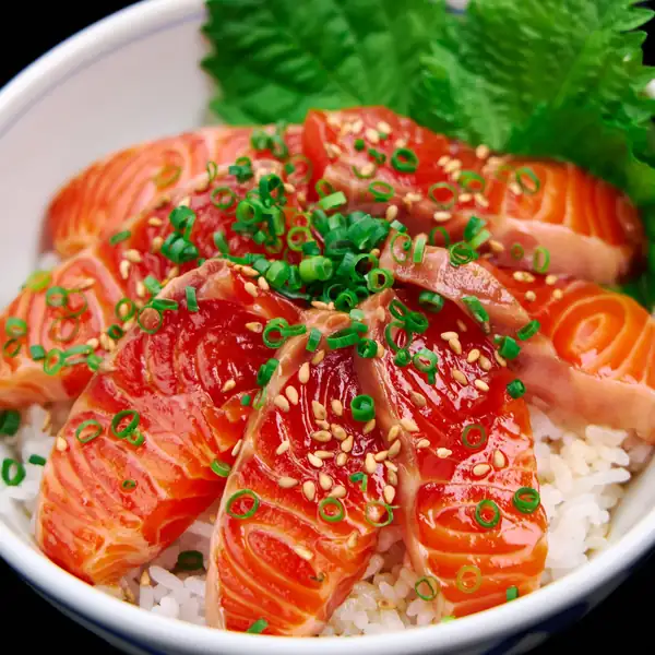 Salmon Sashimi Donburi
