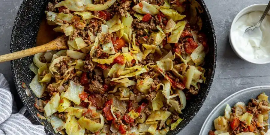 Beef Cabbage Skillet
