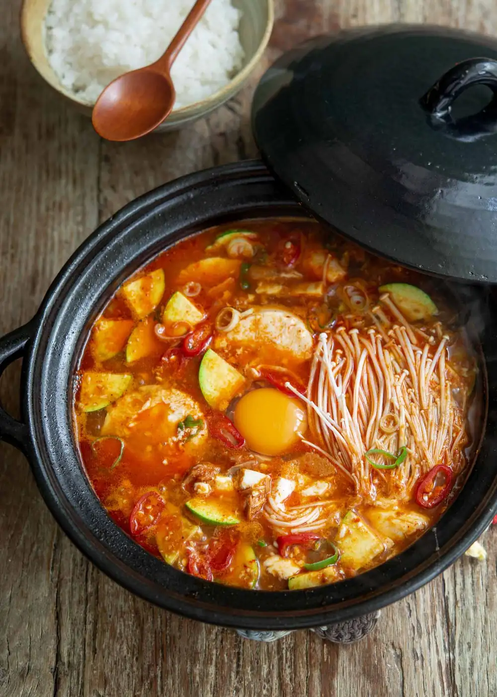 Tuna Sundubu Jjigae – Easy Korean Soft Tofu Soup in 10 Minutes