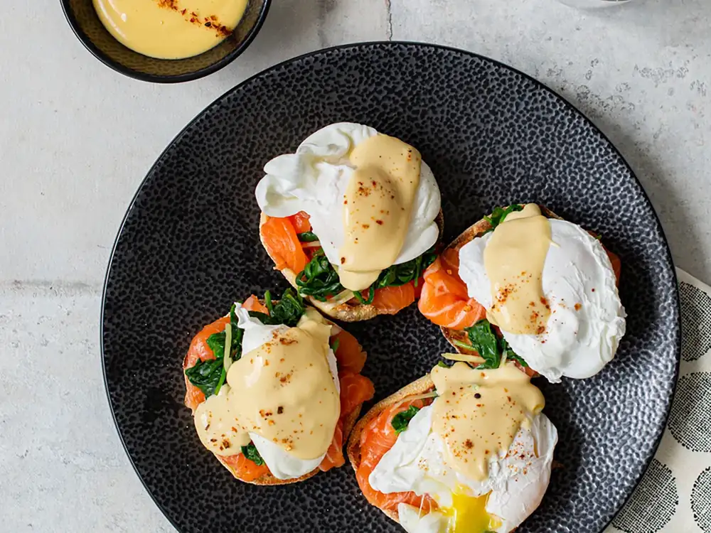 Eggs Benedict Japanese Style