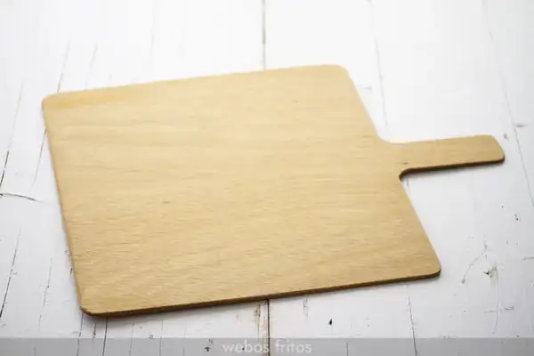 Homemade pizza peel