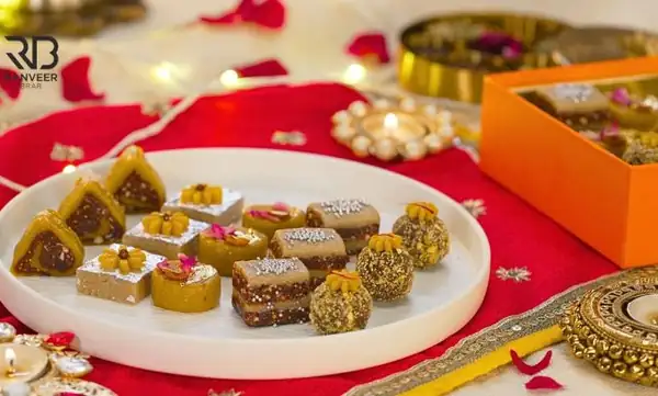 Easy Diwali spl Mithai Box दिवाली मिठाई का पूरा डब्बा घर पर Kaju-Anjeer से 5 मिठाई Recipe