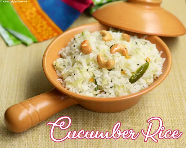 Cucumber Rice Recipe , Easy Vellarikkai sadam