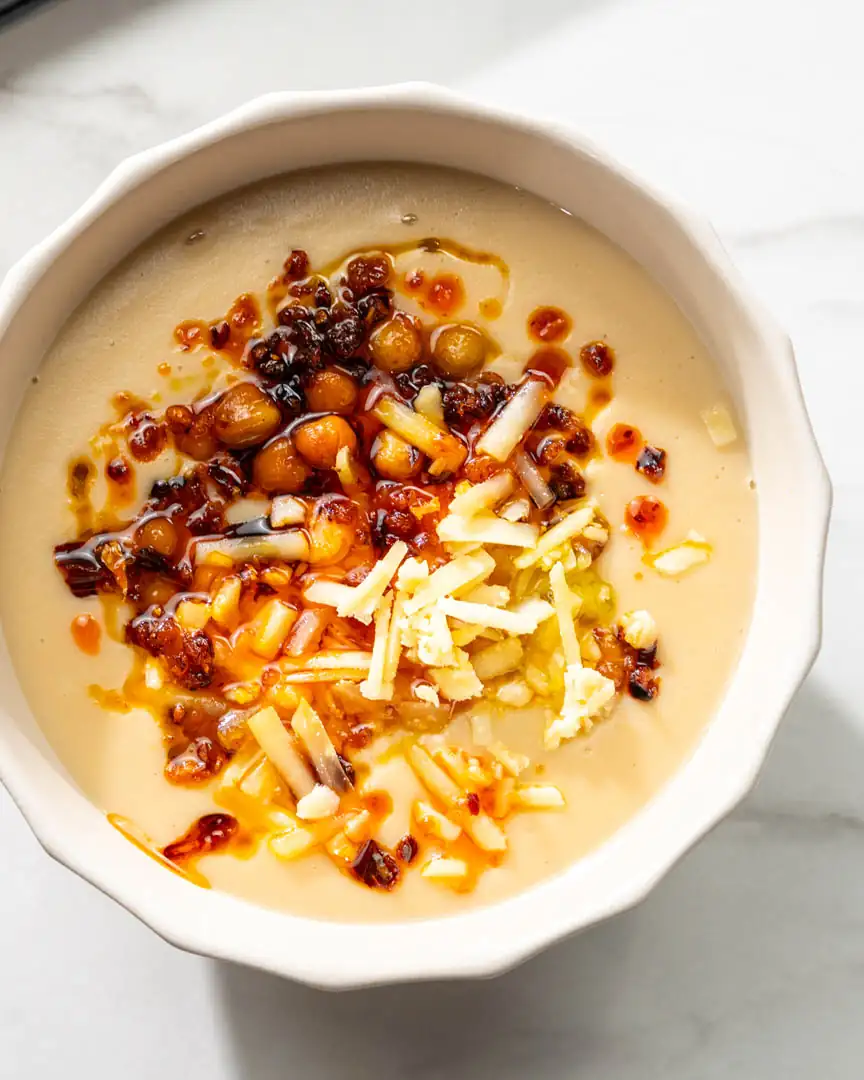 Creamy Potato, Leek & White Bean Soup
