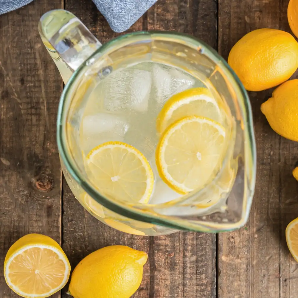 Homemade Citrus Syrup Drink