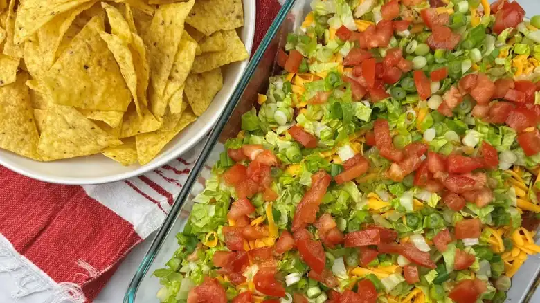 Game Day Loaded Taco Dip Recipe