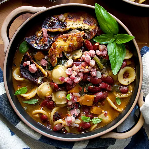 Red Bean Soup With Greens