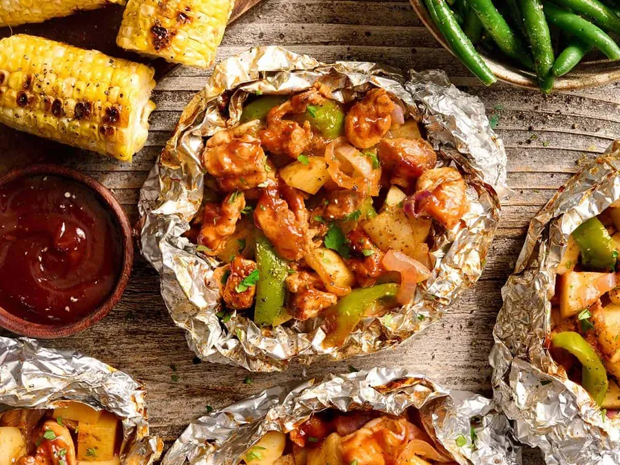 Everything You Love About a BBQ Cookout in One Foil Pack!