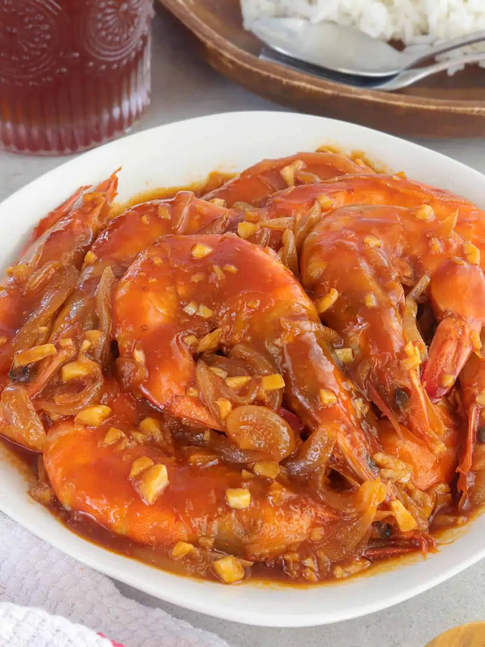 Shrimp with Oyster Sauce