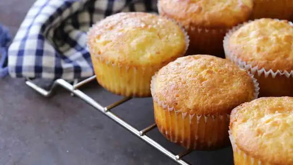 Delicious lemon muffins for a champion's breakfast