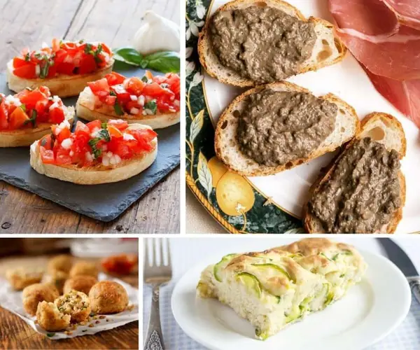 Los entrantes y aperitivos italianos más populares
