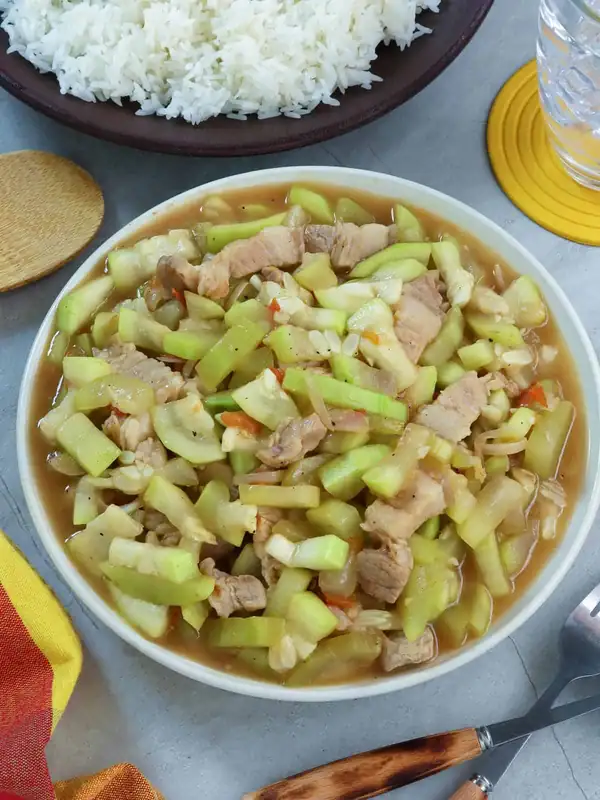 Ginisang Upo with Pork