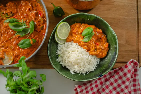 Iman and Leena's coconut curry