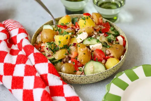 Greek potato salad
