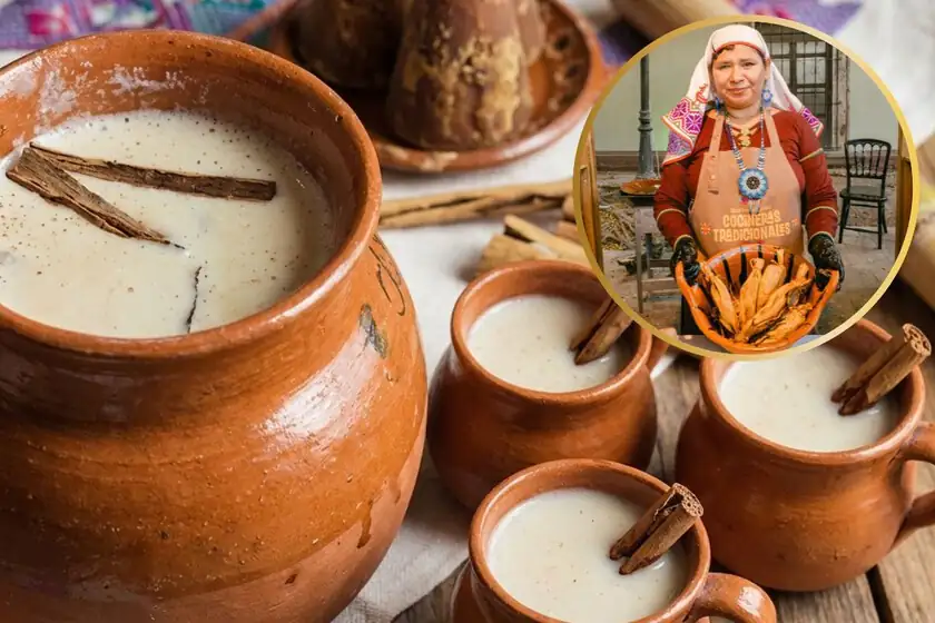 Cómo preparar atole de piña sin leche, con la receta y consejos de la cocinera tradicional Adriana Paniagua de Nayarit