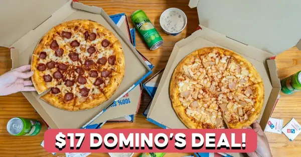Domino’s Has $17 Pizza And Sides Combo To Celebrate Their 17th Anniversary, From Now Till 25 May