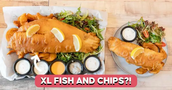 NOSH Has XL Fish And Chips That’s Bigger Than A Forearm