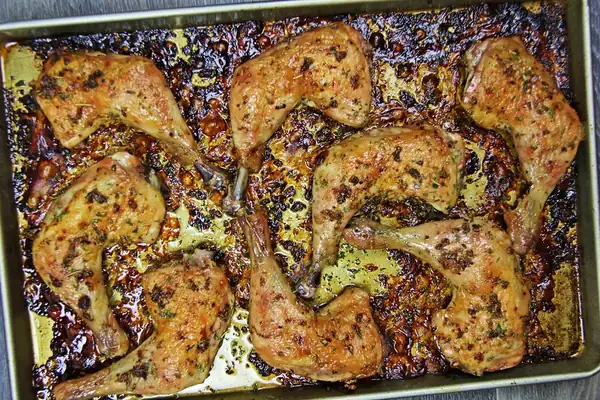 Weeknight Herb‑Crusted Chicken Leg-Quarters