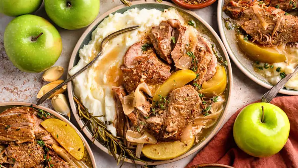 Apple Cider Braised Pork Shoulder