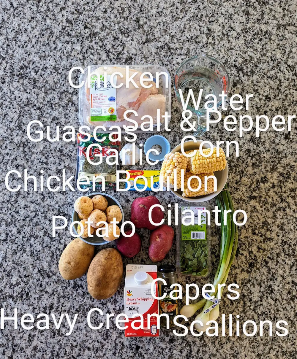 Ajiaco Colombiano (Colombian Chicken and Potato Soup)