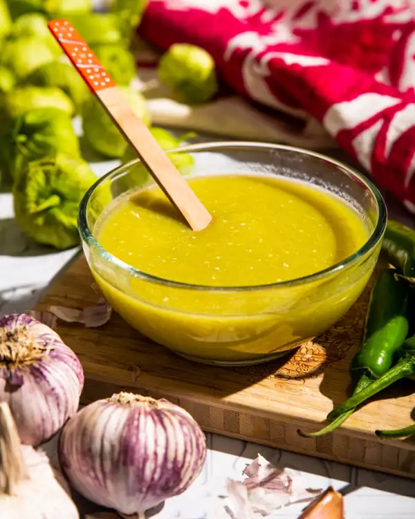 MEJOR salsa verde de tomatillo (salsa verde mexicana)