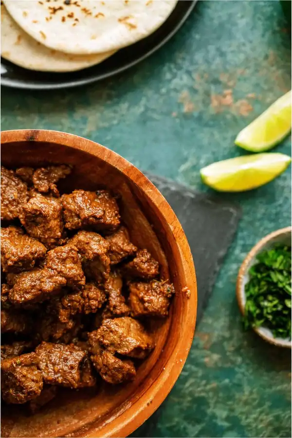 Receta de tacos callejeros (carne asada)