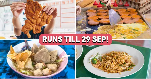 AMK Hub Has A New Pasar Malam With Spicy Korean Egg Roll Noodles, XL Fried Squid And More