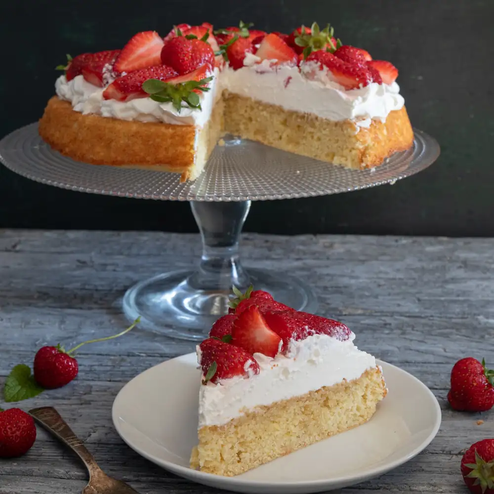 Soft Strawberry Crostata