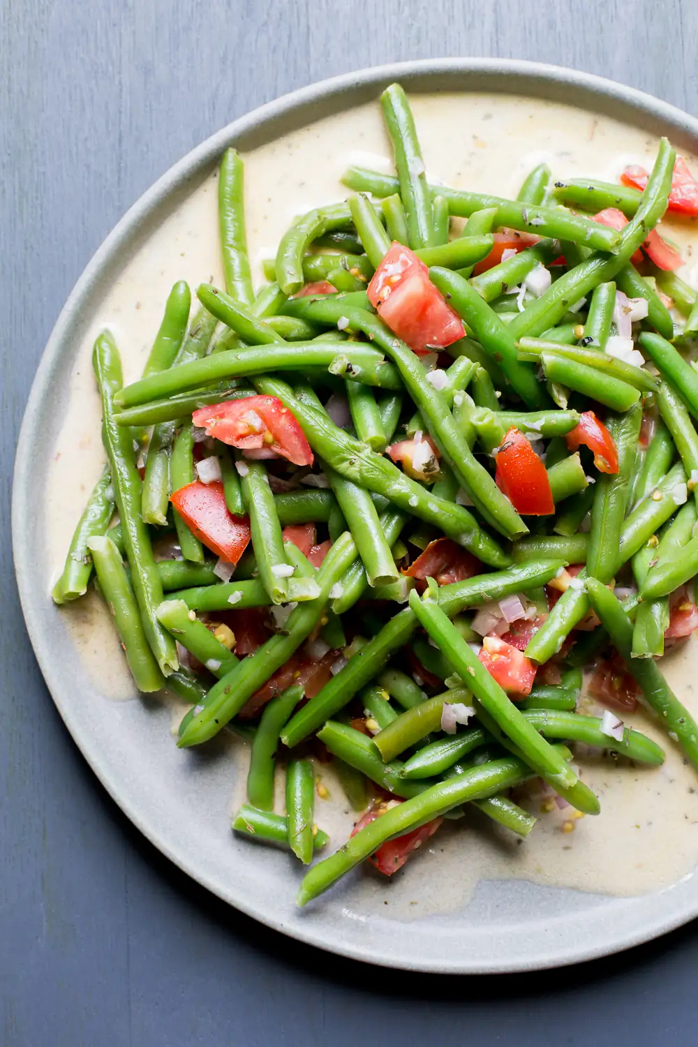 Green bean and tomato salad with herb dressing - Pilar Hernández's Chilean Kitchen