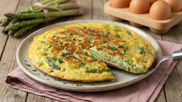 El secreto para una tortilla de espárragos esponjosa y perfecta: ¡nunca fallarás!