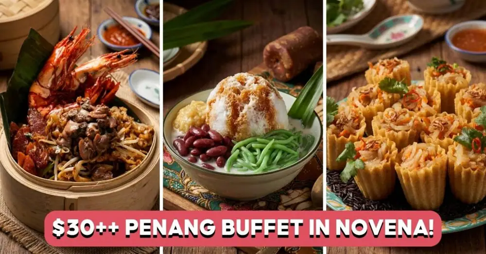 Este buffet de hotel de $30++ ofrece más de 40 platos de Penang hasta el 10 de septiembre