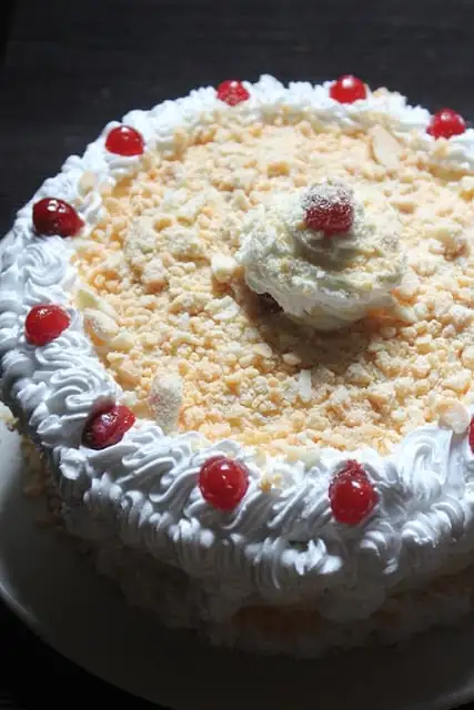 White Forest Cake Recipe