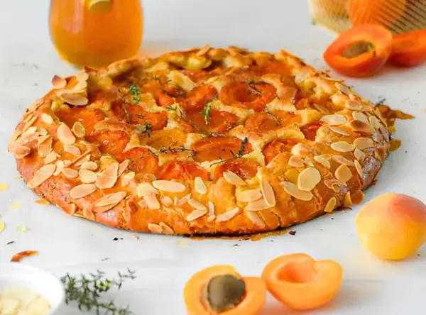 Apricot Galette with Frangipane Cream