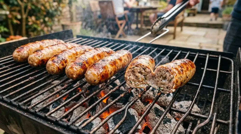 Stop piercing the sausage before grilling: the secret of grill masters to keep it juicy without needing a marinade