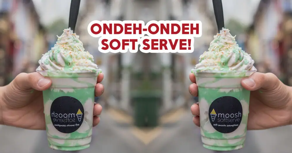 Moosh Review: Nutella Brownies Cheesecake And Ondeh Ondeh Soft Serve At Haji Lane
