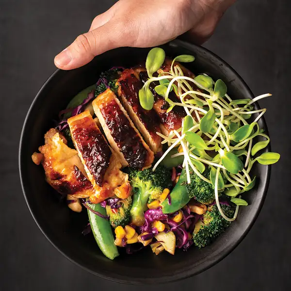 One-pan Sticky Chicken Bowl