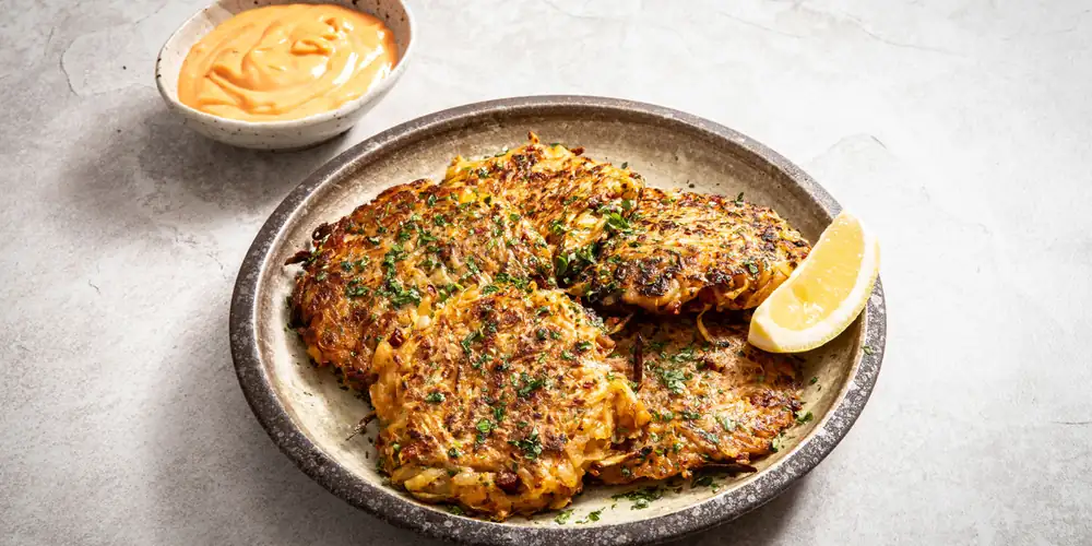 Barbecued Potato And Chorizo Fritters Recipe