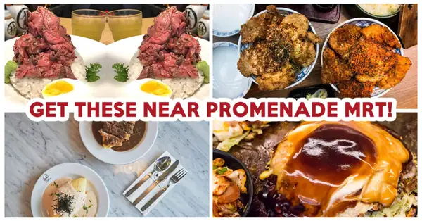 10 Promenade lugares de comida cerca del MRT para satisfacer sus antojos de comida japonesa
