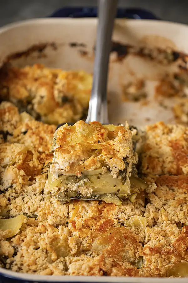 Cretan Boureki from Chania: Zucchini, Potato & Cheese Gratin