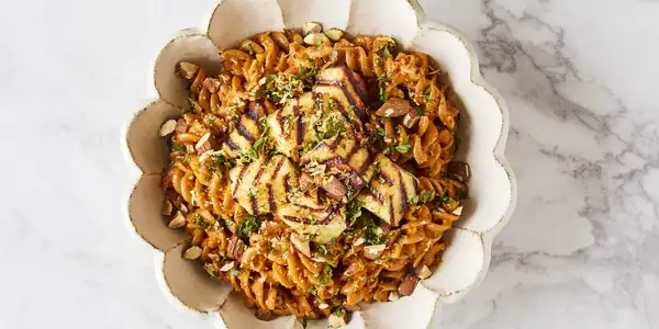 Romesco Fusilli And Grilled Halloumi Recipe