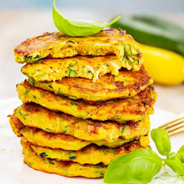 Tortitas de calabacín y zanahoria