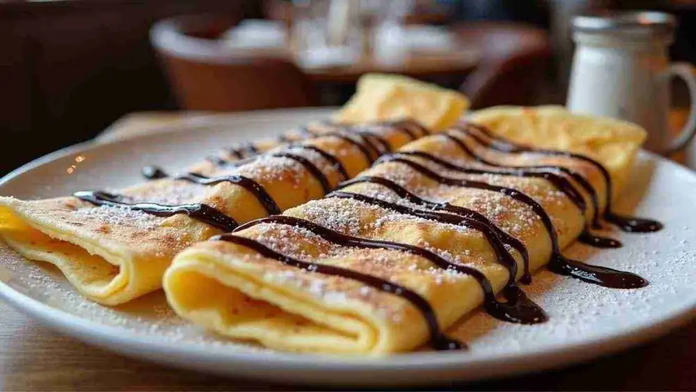Crepes without flour and without eggs, milk and butter, both sweet and savory, you can eat them every morning