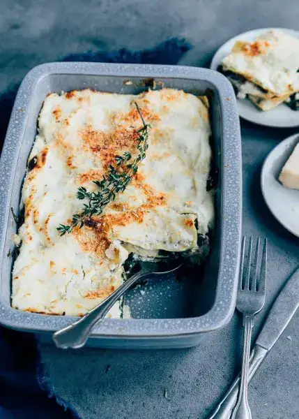 Mushroom lasagna with ricotta