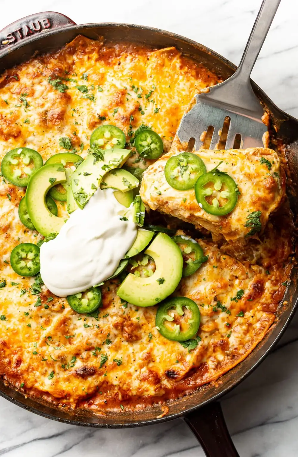 Chicken Enchilada Skillet