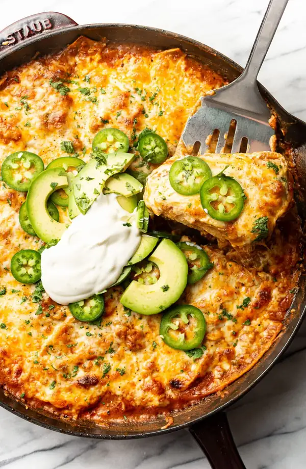 Chicken Enchilada Skillet