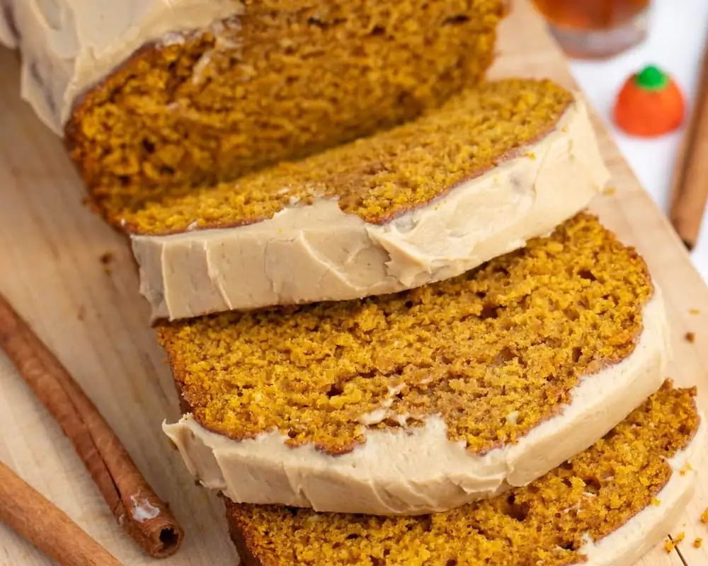 Pumpkin Bread with Maple Glaze